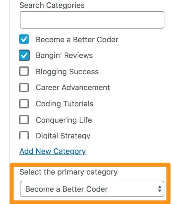HOW TO DISPLAY PRIMARY CATEGORY IN THE WORDPRESS PERMALINK?