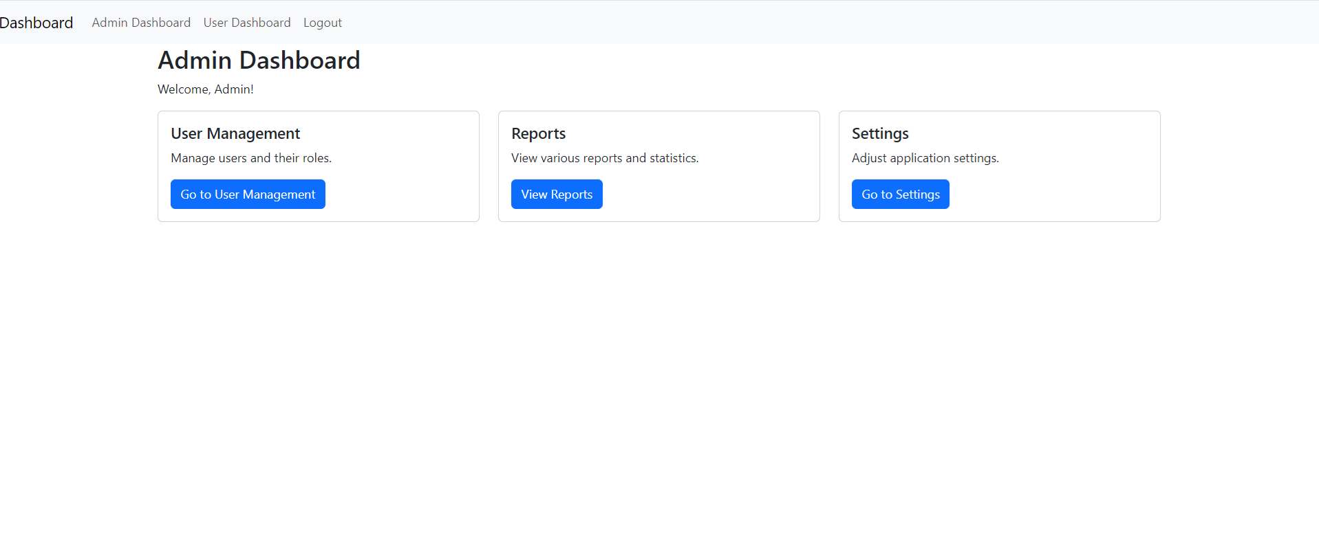 Creating dashboard with multiple admin and user role type in Angular 17