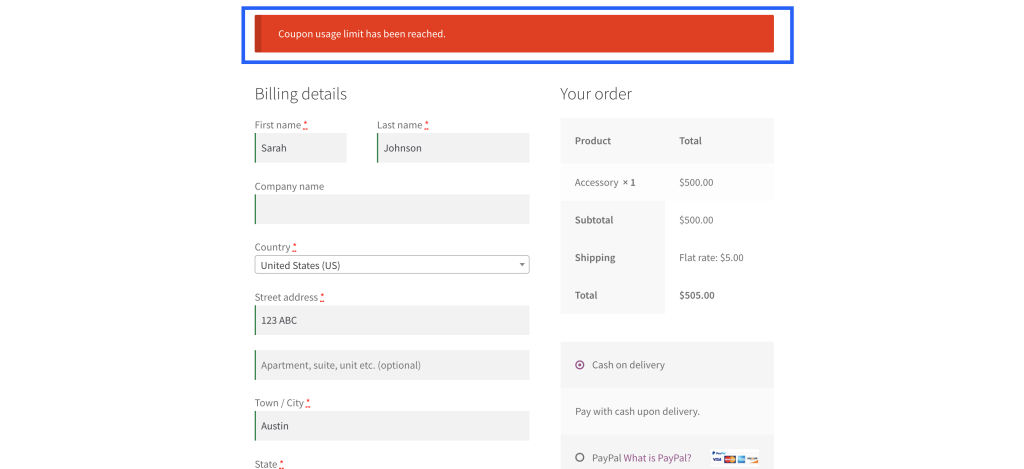 Solved - WooCommerce Coupon Usage Limit has been Reached