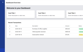 Create Management System Dashboard in Next.js using Tailwind CSS