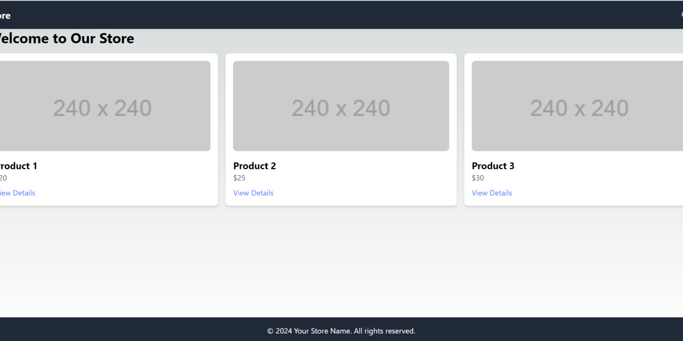 Ecommerce Website demo in Nextjs + TailwindeCss