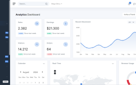 Free Admin Dashboard Template Bootstrap 5 ERP