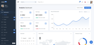 Free Admin Dashboard Template Bootstrap 5 ERP – Therichpost