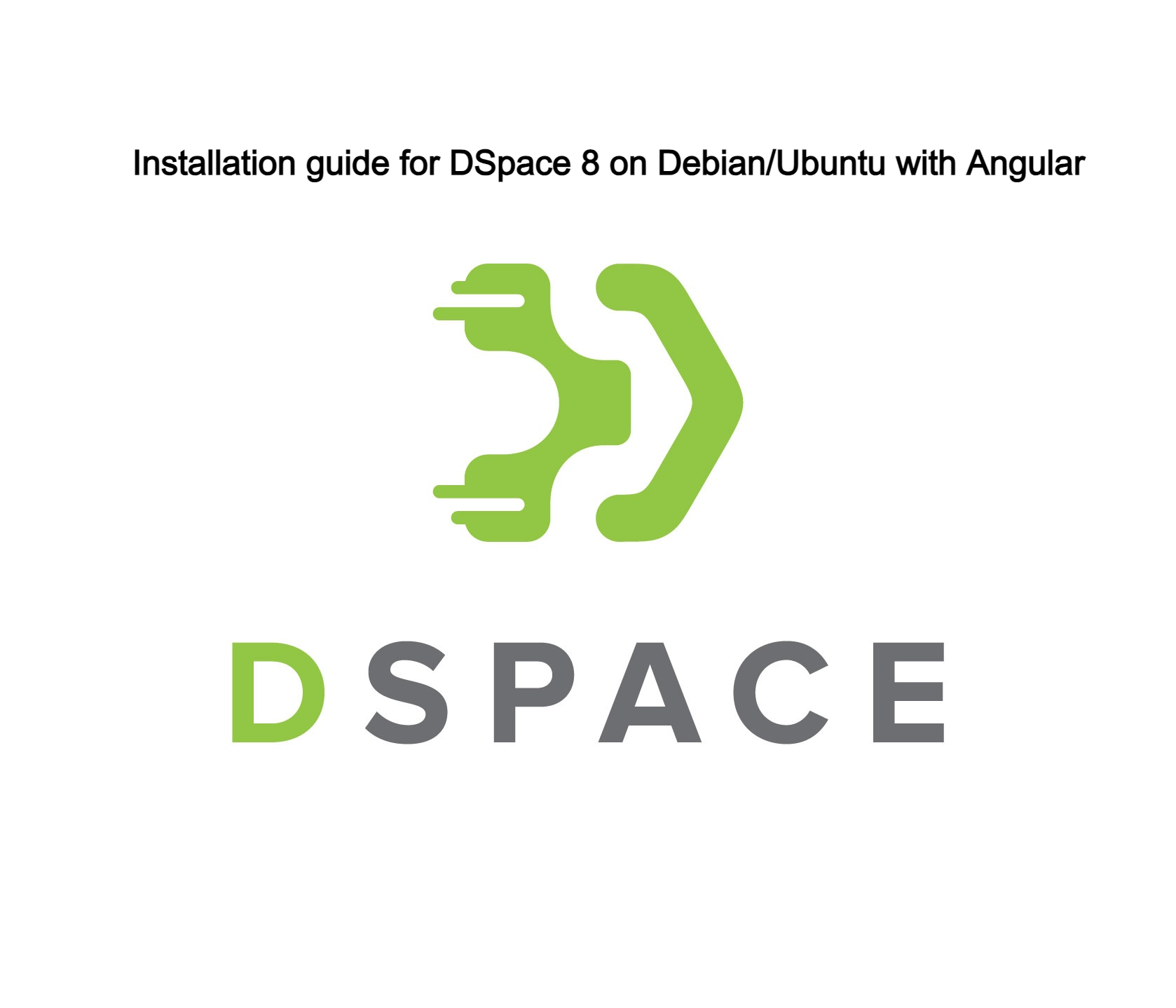 Installation guide for DSpace 8 on Debian Ubuntu with Angular