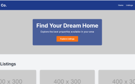 Next.js Tailwind CSS Free Real Estate Template