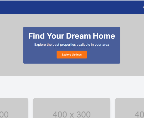 Next.js Tailwind CSS Free Real Estate Template