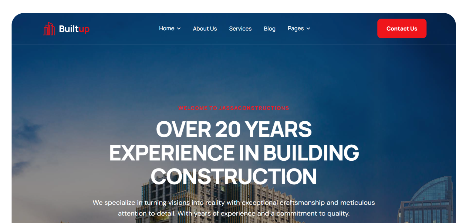 Construction Html Template Free Therichpost