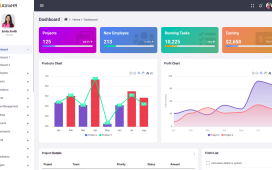 Multipurpose & HR Admin Dashboard Template Free