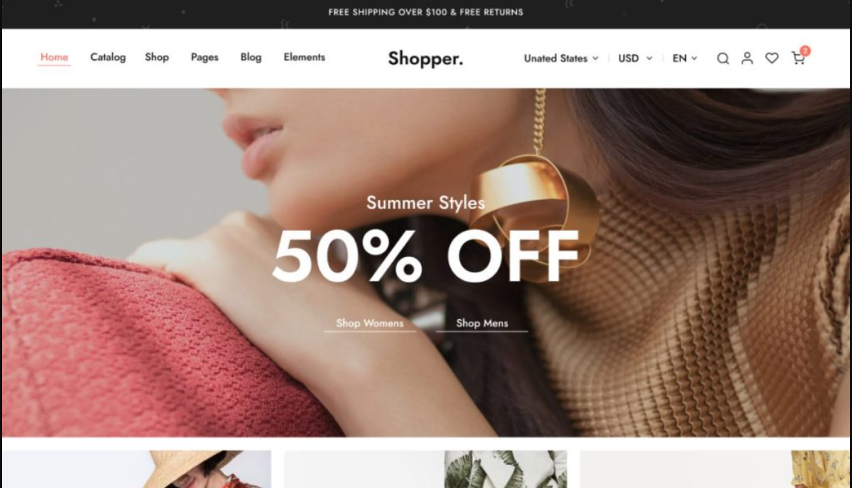 Shopper Angular 19 – Multipurpose E-Commerce Free Template