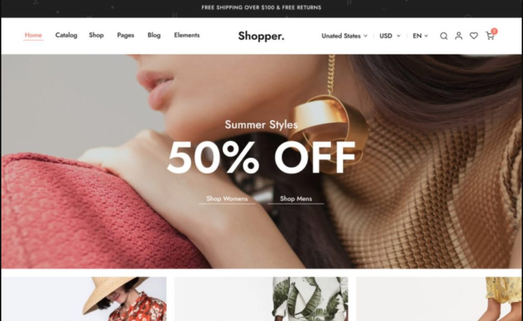 Shopper Angular 19 – Multipurpose E-Commerce Free Template