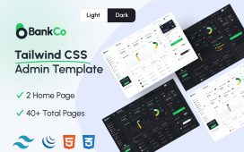 Bankco – Tailwind CSS Admin Templates Bankco Free