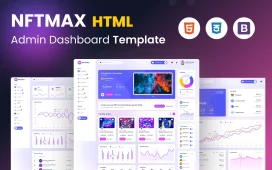 Free Admin & Dashboard Template for NFT