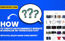 How to create an ecommerce website in Angular 18+ from scratch?