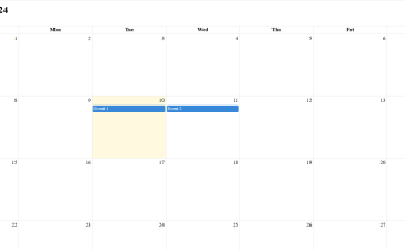 Add FullCalendar in Angular 19