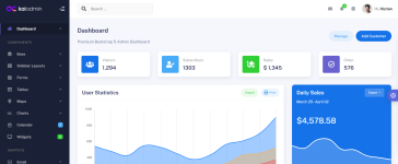 Jassa - Free Responsive Bootstrap 5 Admin Dashboard Template