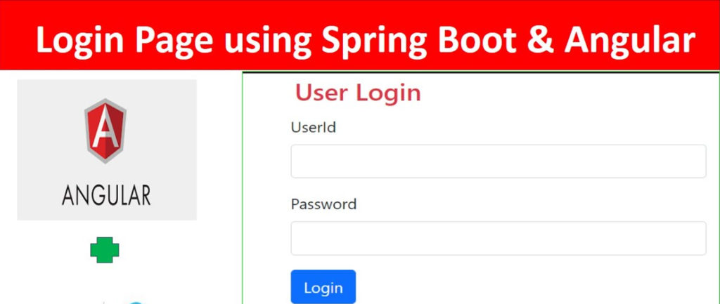 Creating a login form in Angular and connecting it with a backend in Spring Boot