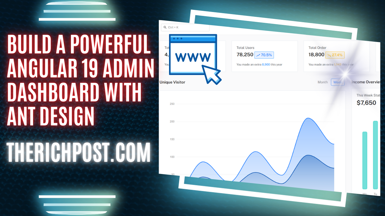Build a Powerful Angular 19 Admin Dashboard with Ant Design