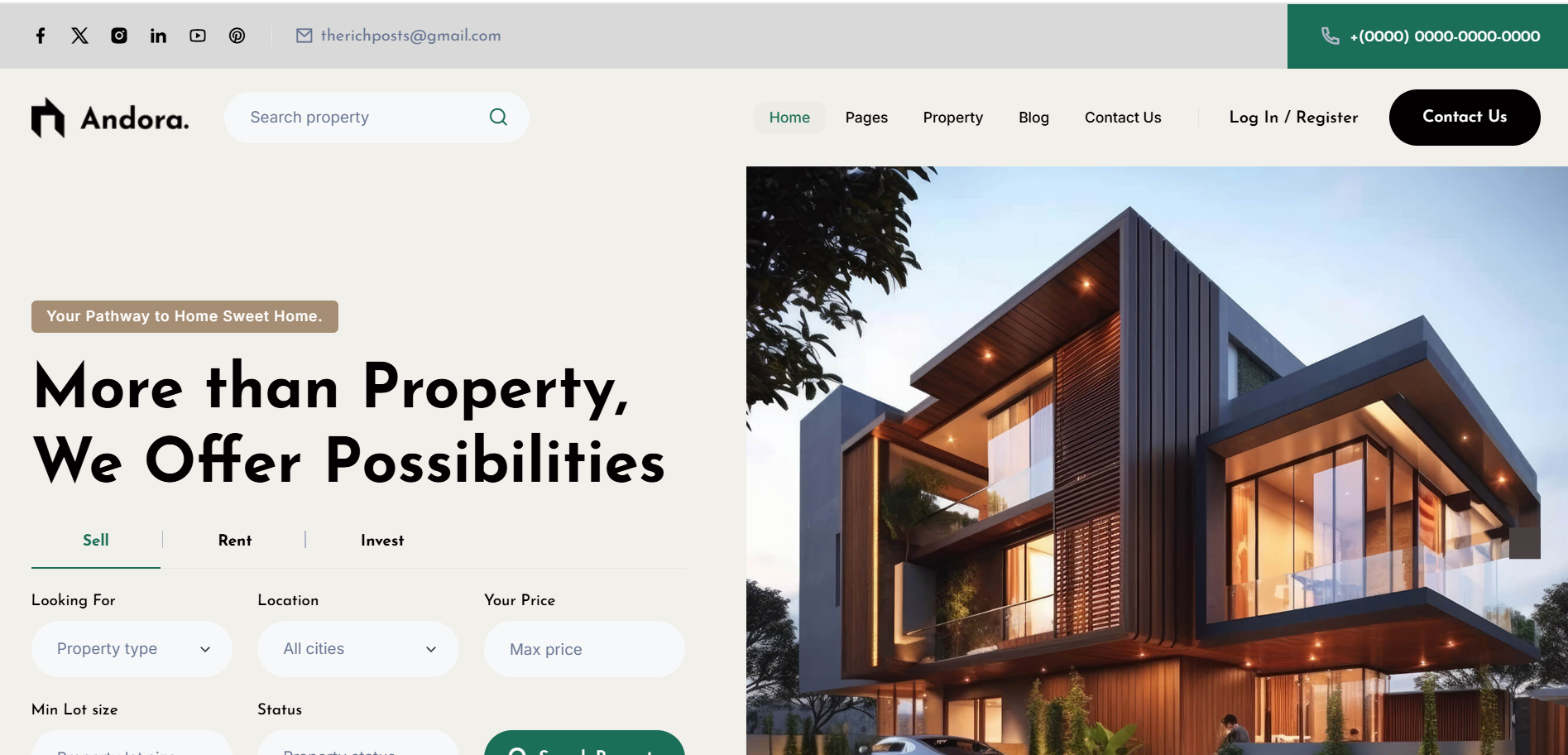 Angular 19+ Real Estate Website Template Free - Property Listing