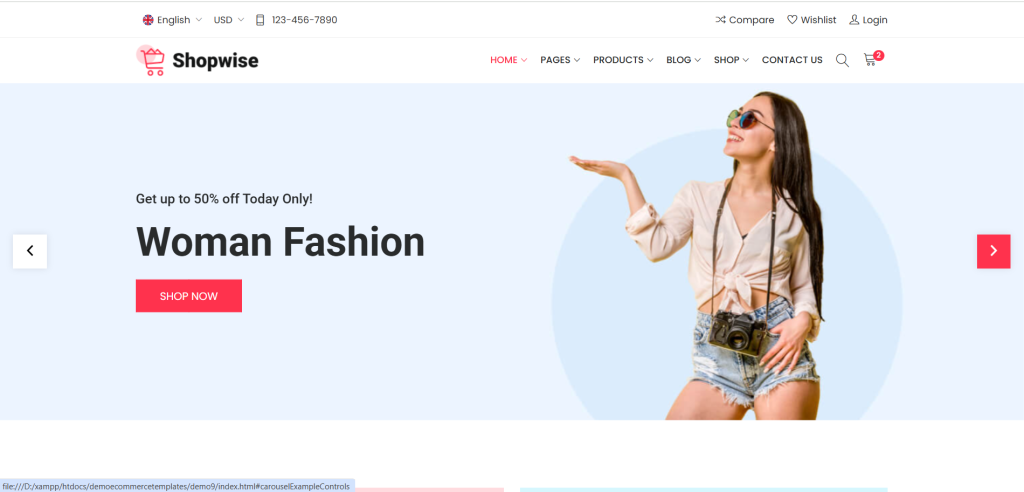 Free Bootstrap 5 Ecommerce Fashion Store Website Template – Modern & Responsive Design