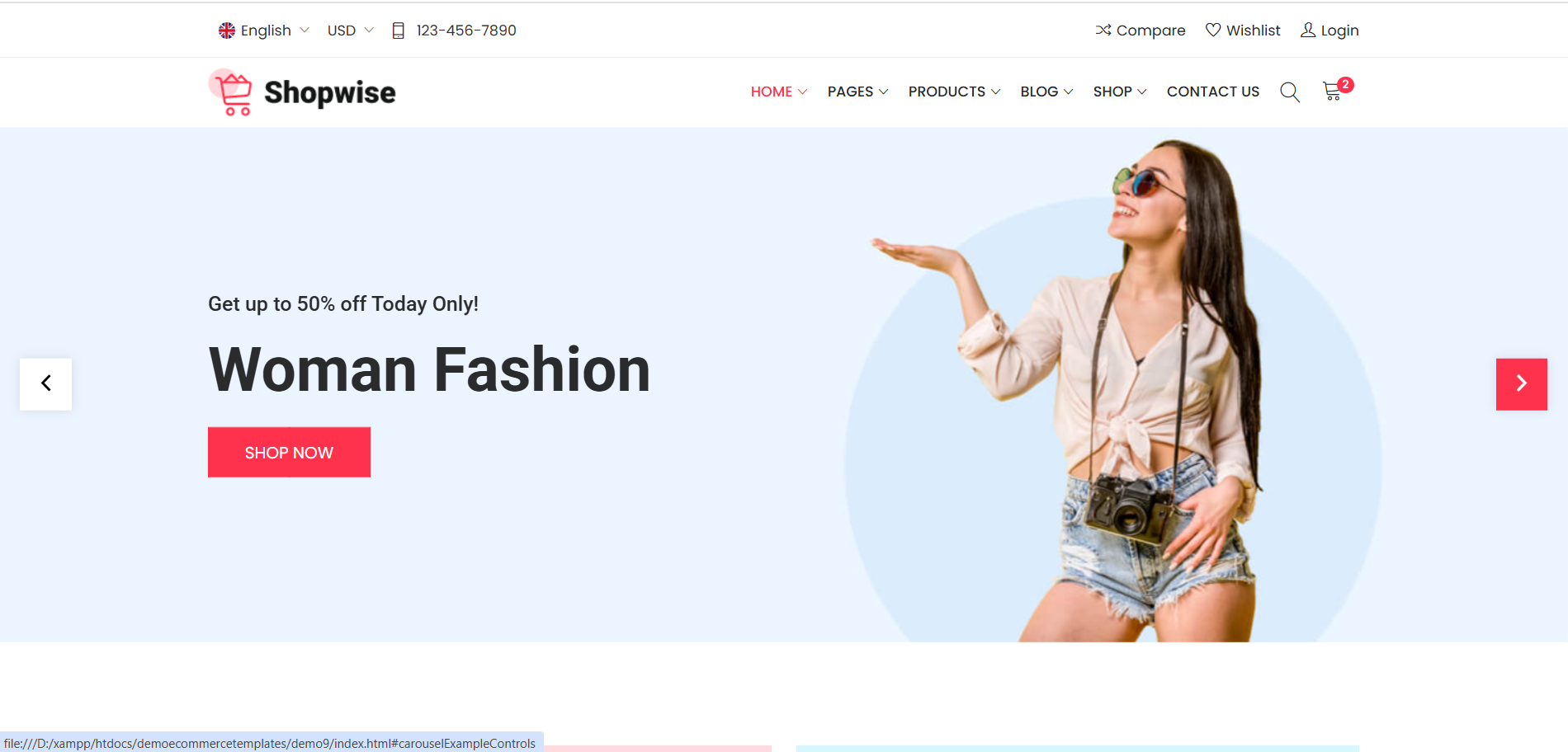 Free Bootstrap 5 Ecommerce Fashion Store Website Template – Modern & Responsive Design