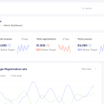LMS Hub – Tailwind CSS Admin Dashboard HTML Template for Online Learning Management