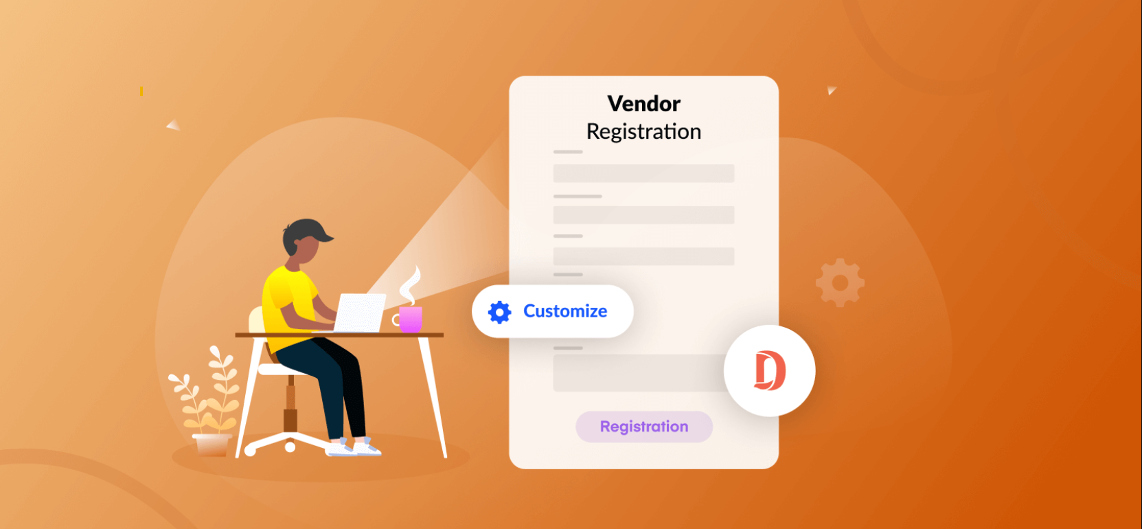 How to separate the customer registration form from the seller (vendor) registration form in Dokan Multivendor?