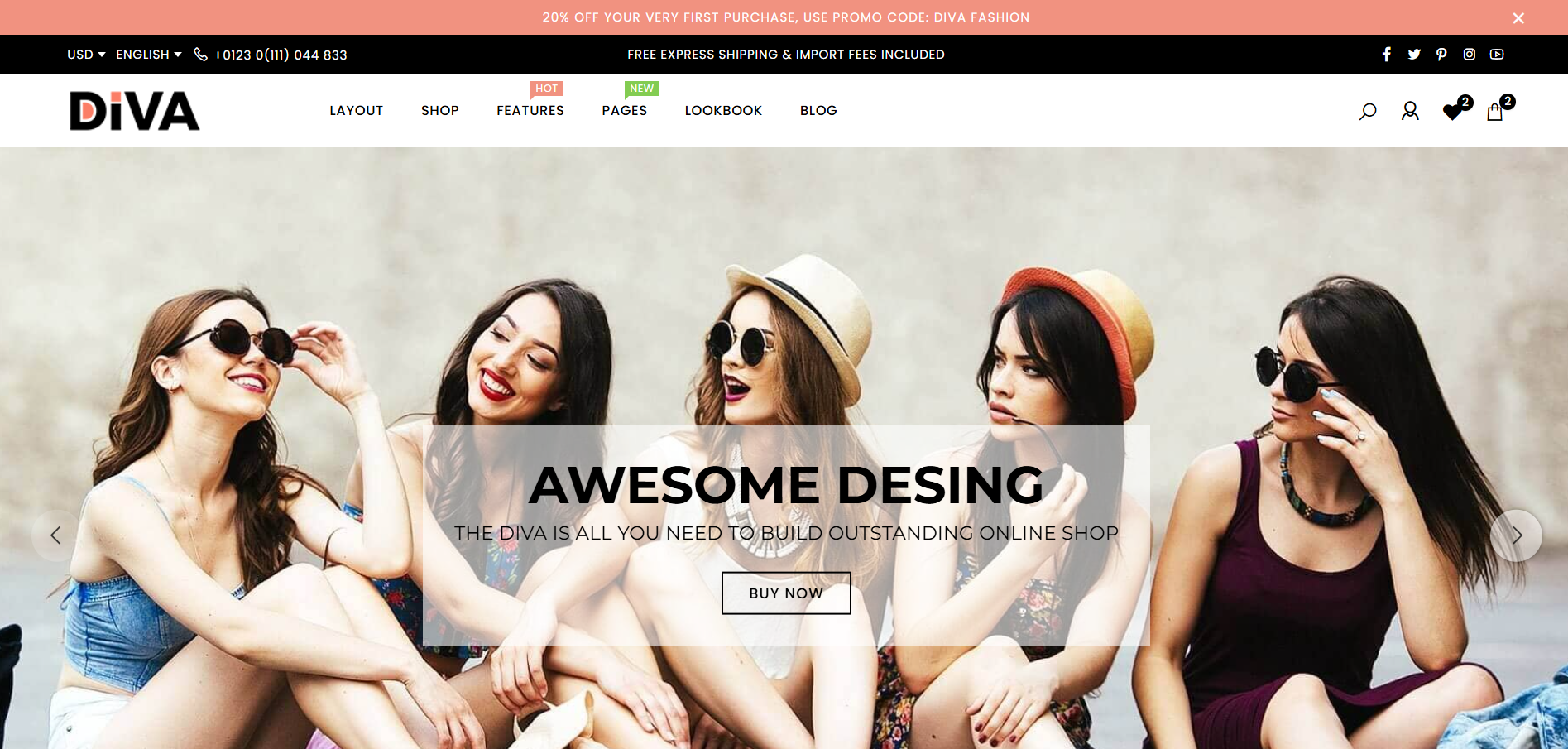 Angular 20 Free Ecommerce Website Template – Therichpost