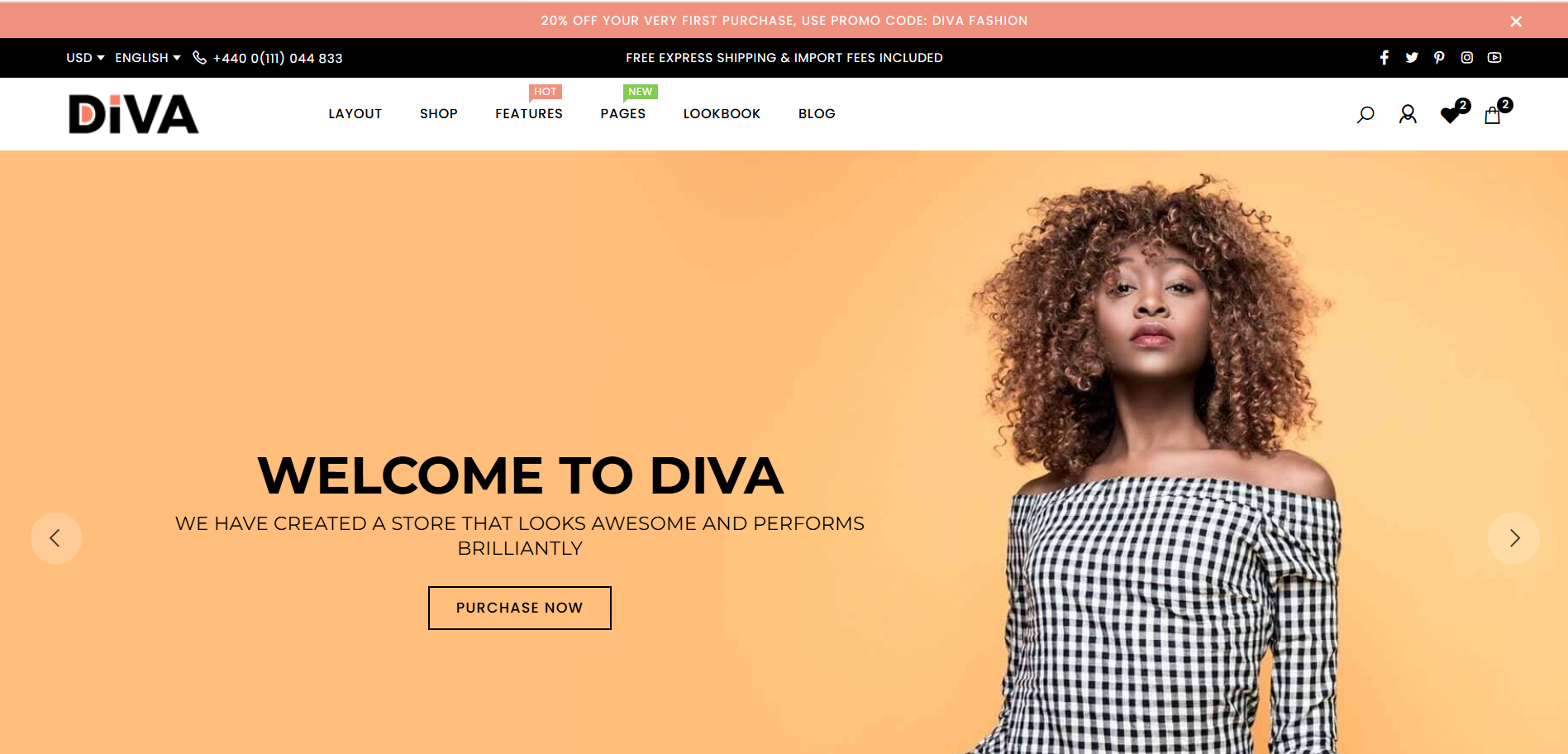 Bootstrap 5 Free Ecommerce Website Template
