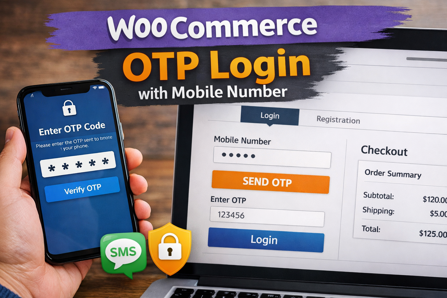 How to Add Mobile OTP Login & Registration in WooCommerce (Without Plugin)?