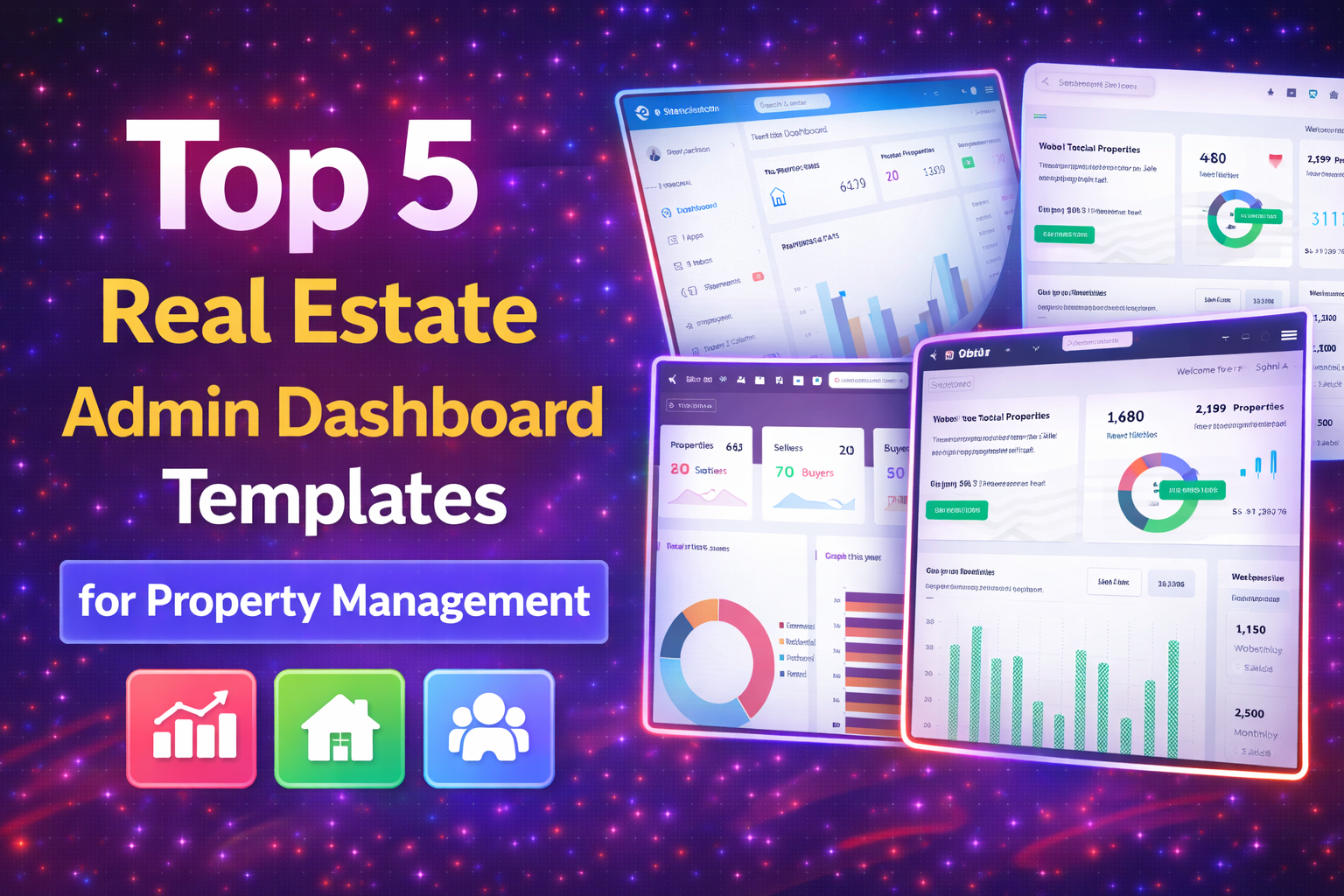 Top Real Estate Admin Dashboard Templates for Property Management